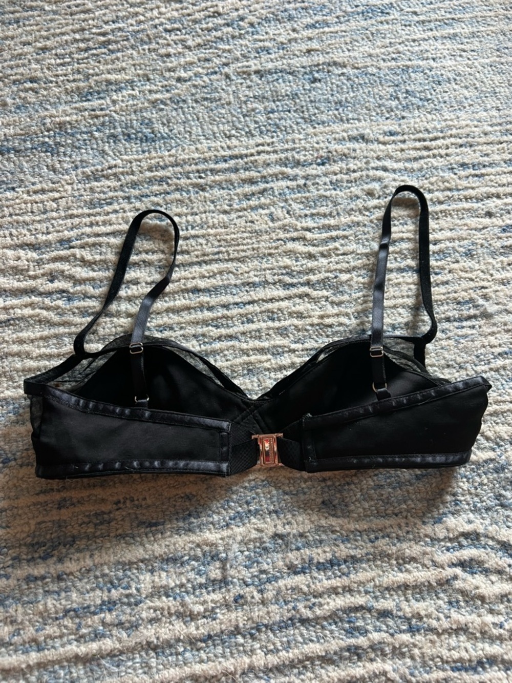 Zimmermann Satinpaneled Tulle Triangle Bra NWOT 0 - Picture 10 of 10
